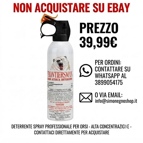 Deterrente contro lupi orsi - contro,