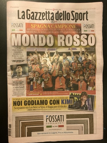 Gazzetta dello sport luglio - dello,