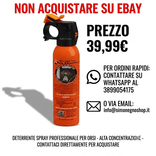 Deterrente contro lupi orsi - deterrente,
