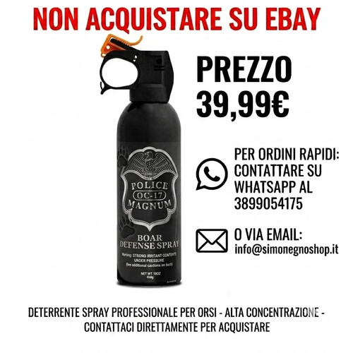 Deterrente contro lupi - ,, orsi